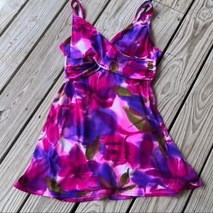 Catalina swim dress Suddenly Slim 8 - 10 pink purple